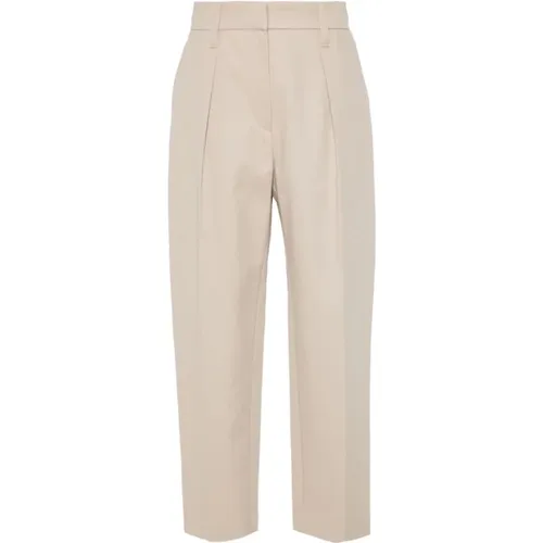 Trousers Aw24 Women's Fashion , female, Sizes: S, XS, 2XS - BRUNELLO CUCINELLI - Modalova