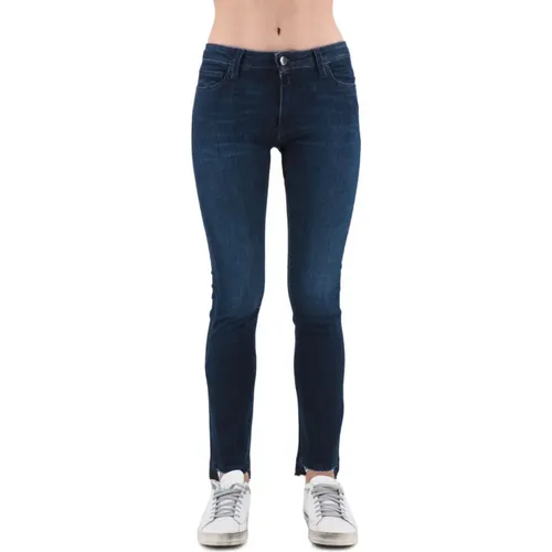 Stylish Cropped Boot Fit Jeans , female, Sizes: W27 - Replay - Modalova