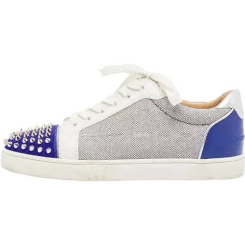 Pre-owned Leather sneakers , male, Sizes: 7 UK - Christian Louboutin Pre-owned - Modalova