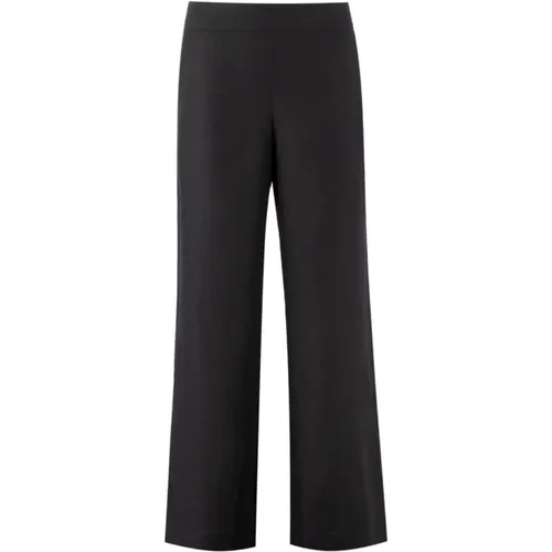 Linen Trousers with Elasticated Waistband , female, Sizes: XS, S - Ermanno Scervino - Modalova