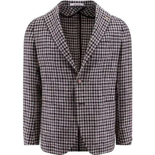 Elegant Wool Blend Blazer Jacket , male, Sizes: M - Tagliatore - Modalova