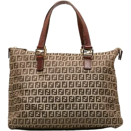 Pre-owned Canvas totes , female, Sizes: ONE SIZE - Fendi Vintage - Modalova