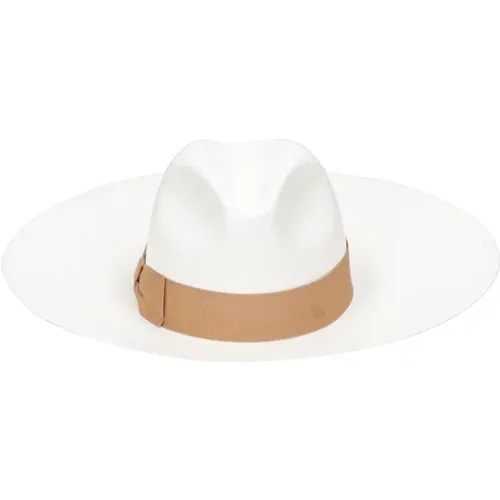 Straw Hat with Bow , female, Sizes: S - Borsalino - Modalova