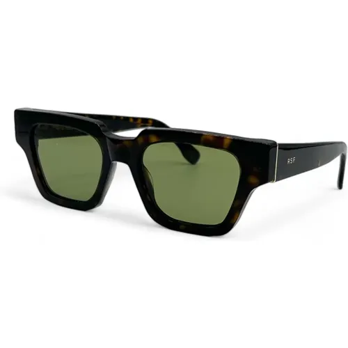 Vintage Square Sunglasses Havana , unisex, Sizes: 53 MM - Retrosuperfuture - Modalova