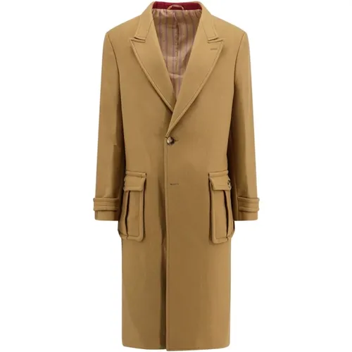 Brown Wool Blend Jacket with Peaked Lapel , male, Sizes: M - ETRO - Modalova