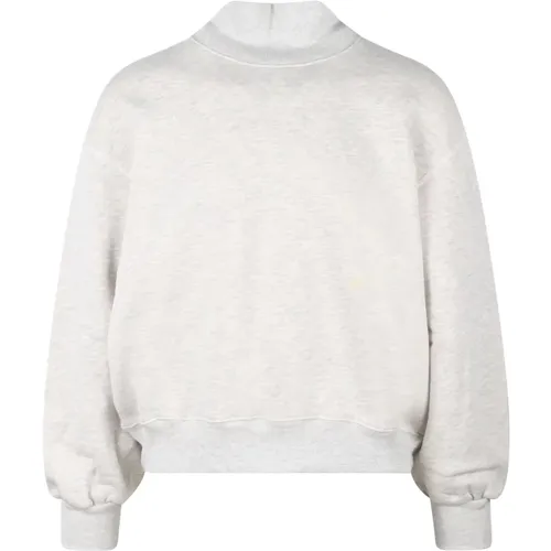 Gemütlicher Rollkragenpullover mit gesticktem Logo , Herren, Größe: S - Autry - Modalova