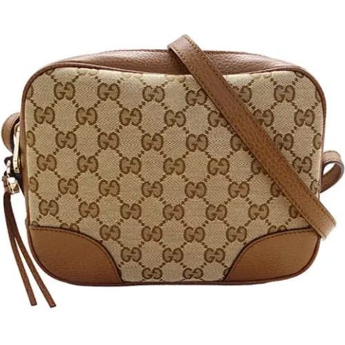 Pre-owned Canvas shoulder-bags , female, Sizes: ONE SIZE - Gucci Vintage - Modalova