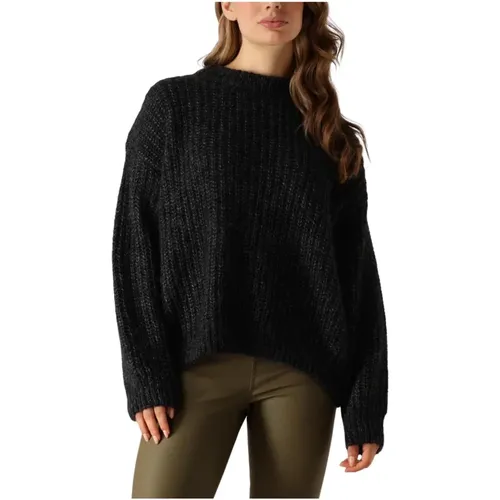 Schwarzer Mohair-Pullover Phoebe , Damen, Größe: XS - Knit-ted - Modalova