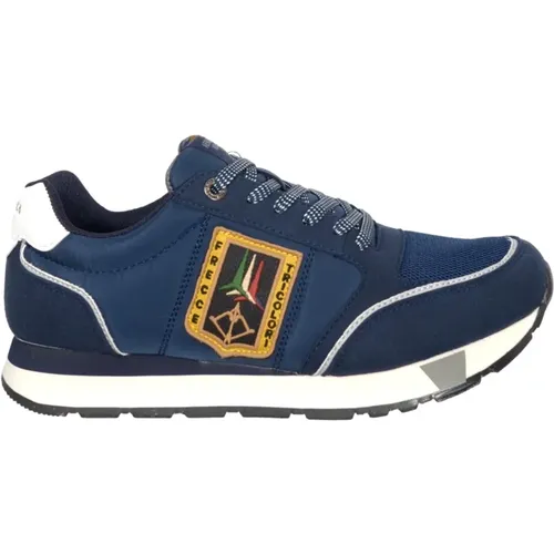 Classic Sneakers with Tricolor Arrows in , male, Sizes: 10 UK - aeronautica militare - Modalova