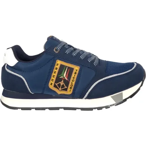 Classic Sneakers with Tricolor Arrows in , male, Sizes: 10 UK, 7 UK - aeronautica militare - Modalova