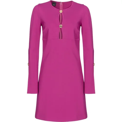 A-Linie Mini-Kleid mit Glockenärmeln , Damen, Größe: 2XS - pinko - Modalova