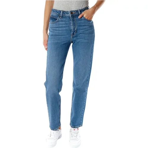 Carol Straight Fit High Waist Jeans - Lee - Modalova