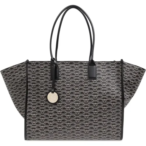 Shopper-Tasche mit Monogramm - Emporio Armani - Modalova