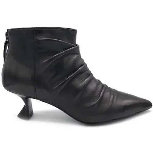 Leather Ankle Boots with Zipper , female, Sizes: 2 UK, 4 UK, 7 UK, 8 UK, 3 UK, 5 UK, 6 UK - Jeannot - Modalova