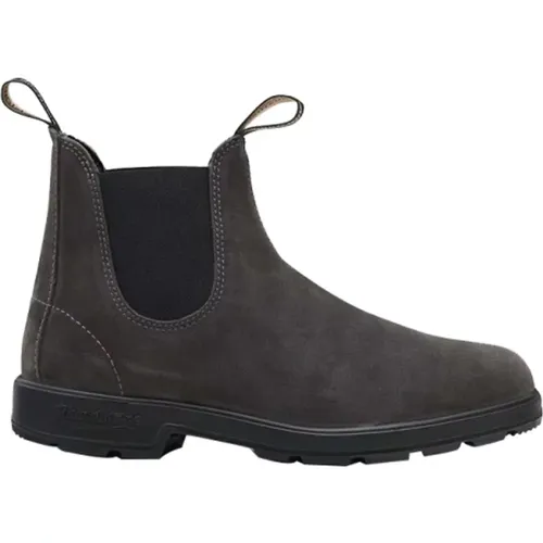 Graue Lederstiefel für Männer , Herren, Größe: 41 EU - Blundstone - Modalova