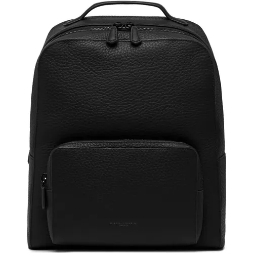 Minimal design leather backpack , female, Sizes: ONE SIZE - Gianni Chiarini - Modalova