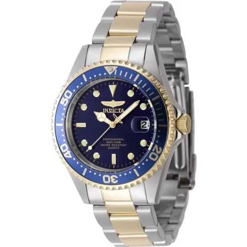 Pro Diver Quartz Watch Blue Dial , male, Sizes: ONE SIZE - Invicta Watches - Modalova