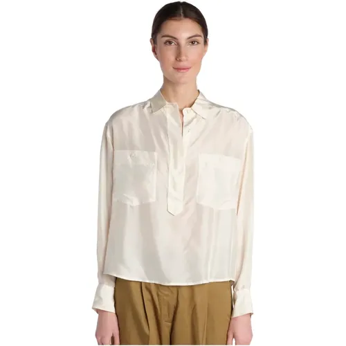 Pomandere Shirts Ivory , female, Sizes: M, 2XS - Pomandère - Modalova