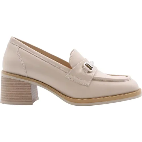 Elegante Cher Moccasin Heels , Damen, Größe: 37 EU - Nerogiardini - Modalova