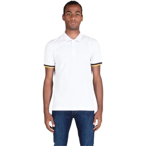 Cotton Polo Shirt , male, Sizes: XL, L, M, 2XL - K-way - Modalova
