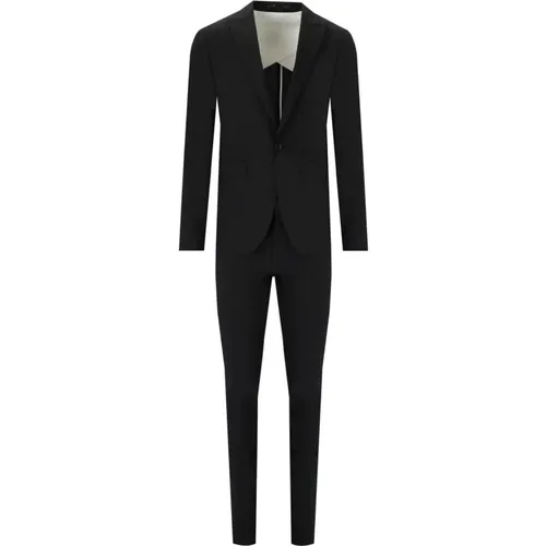 Tokyo Schwarzer Anzug, Slim Fit, Stretch-Wolle - Dsquared2 - Modalova