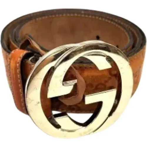 Pre-owned Leather belts , female, Sizes: ONE SIZE - Gucci Vintage - Modalova