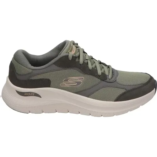 Men's Sporty Sneakers , male, Sizes: 9 UK, 8 UK, 13 1/2 UK, 10 UK, 7 UK, 11 UK - Skechers - Modalova