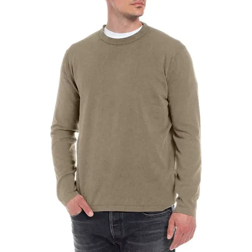 Regular Fit Essential Sweater , male, Sizes: S, L - Replay - Modalova
