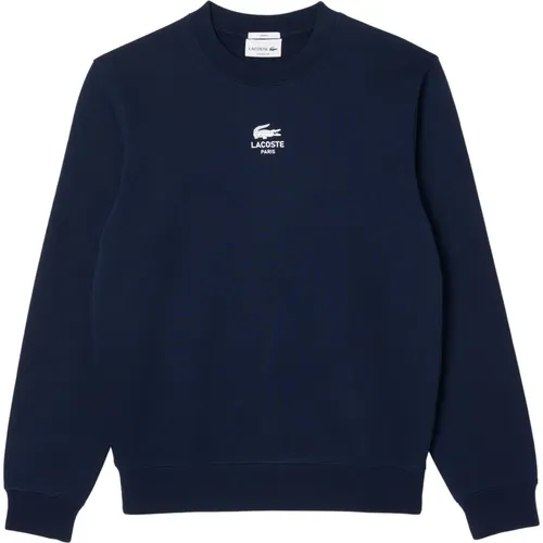 Kapuzenloser Pullover , Herren, Größe: L - Lacoste - Modalova