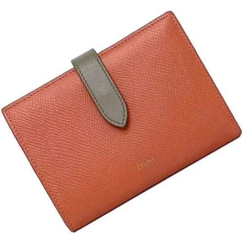 Pre-owned Leather wallets , female, Sizes: ONE SIZE - Celine Vintage - Modalova