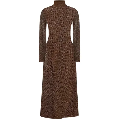 Knitted Turtleneck Dress with Asymmetric Hem , female, Sizes: M - Tom Ford - Modalova
