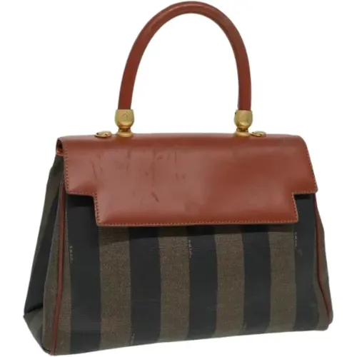 Pre-owned Coated canvas handbags , female, Sizes: ONE SIZE - Fendi Vintage - Modalova