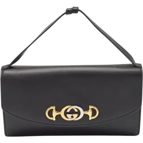 Pre-owned Leather clutches , female, Sizes: ONE SIZE - Gucci Vintage - Modalova