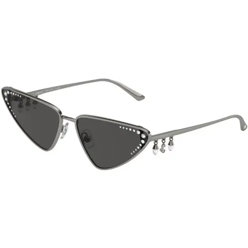 Stylish Sunglasses in with Dark Lenses , unisex, Sizes: 63 MM - Jimmy Choo - Modalova