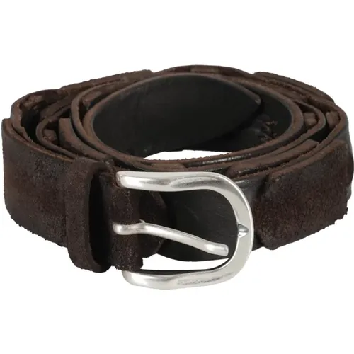 Classic Leather Belt , male, Sizes: 90 CM, 95 CM, 105 CM - Orciani - Modalova