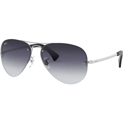 Metal Sunglasses in Silver with Gradient , male, Sizes: 59 MM - Ray-Ban - Modalova