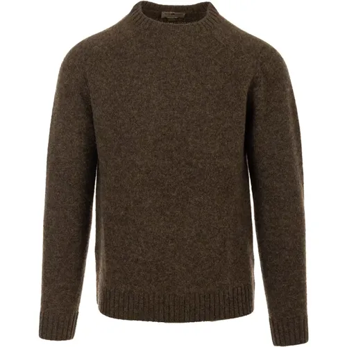 Crew Neck Jumper Sweaters , Herren, Größe: S - Irish Crone - Modalova