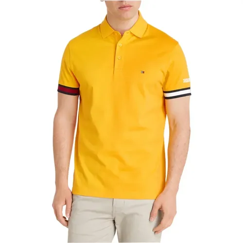 Flag Cuff Sleeve Logo Polo Shirt - Tommy Hilfiger - Modalova