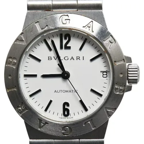 Pre-owned Stainless Steel watches , female, Sizes: ONE SIZE - Bvlgari Vintage - Modalova