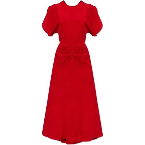 Draped Dress , female, Sizes: M - Victoria Beckham - Modalova