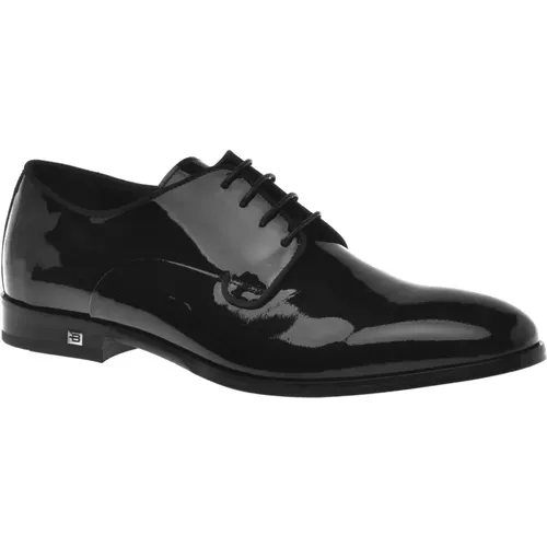 CalfLeather lace-ups , male, Sizes: 9 UK, 11 UK, 7 1/2 UK - Baldinini - Modalova