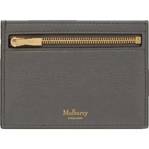 Leather Zip Cardholder Wallet , male, Sizes: ONE SIZE - Mulberry - Modalova