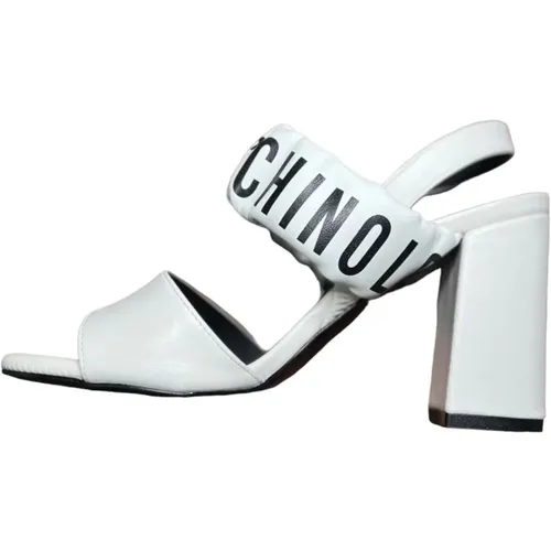 Elegant Heeled Sandals , female, Sizes: 5 UK, 3 UK, 7 UK, 6 UK - Love Moschino - Modalova