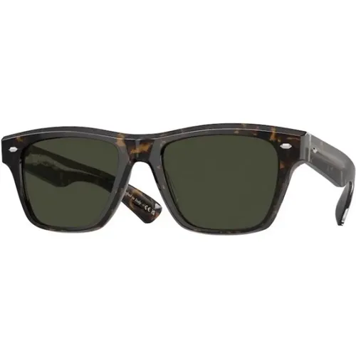 Retro Polarized Sunglasses Carey G-15 Ov5522Su , female, Sizes: 52 MM - Oliver Peoples - Modalova