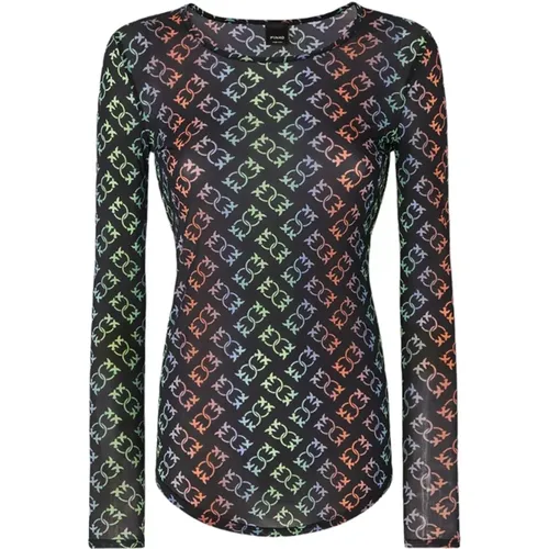 Charmeuse Stamp Sweater , Damen, Größe: L - pinko - Modalova