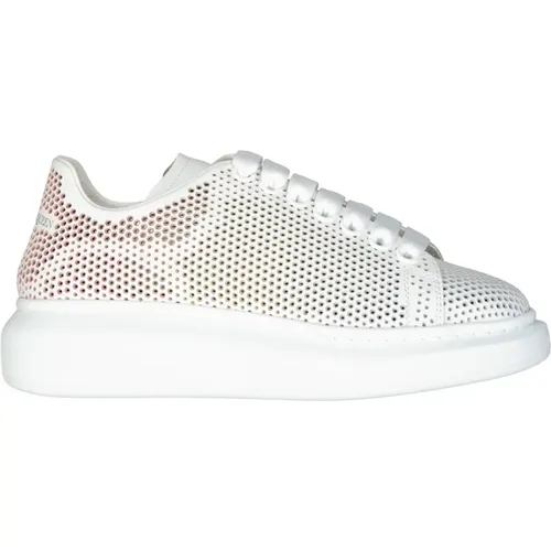 Dotted Cut-Out Sneakers Women Italy , female, Sizes: 2 1/2 UK - alexander mcqueen - Modalova