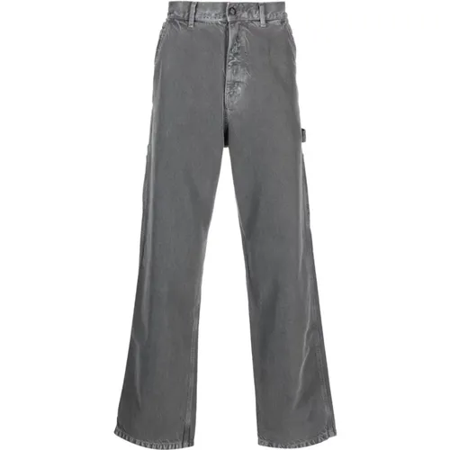 Jeans Grey , male, Sizes: W33 - Amish - Modalova