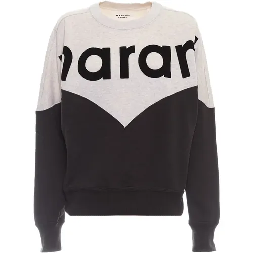 Womens Clothing Sweatshirts Grey, Black, Faded Black Ss24 , female, Sizes: XS - Isabel Marant Étoile - Modalova