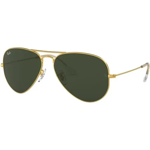 Classic Aviator Sunglasses in Gold , unisex, Sizes: 55 MM - Ray-Ban - Modalova