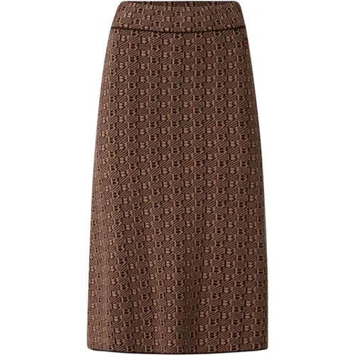 Iconic Logo Midi Skirt , female, Sizes: XS - Busnel - Modalova